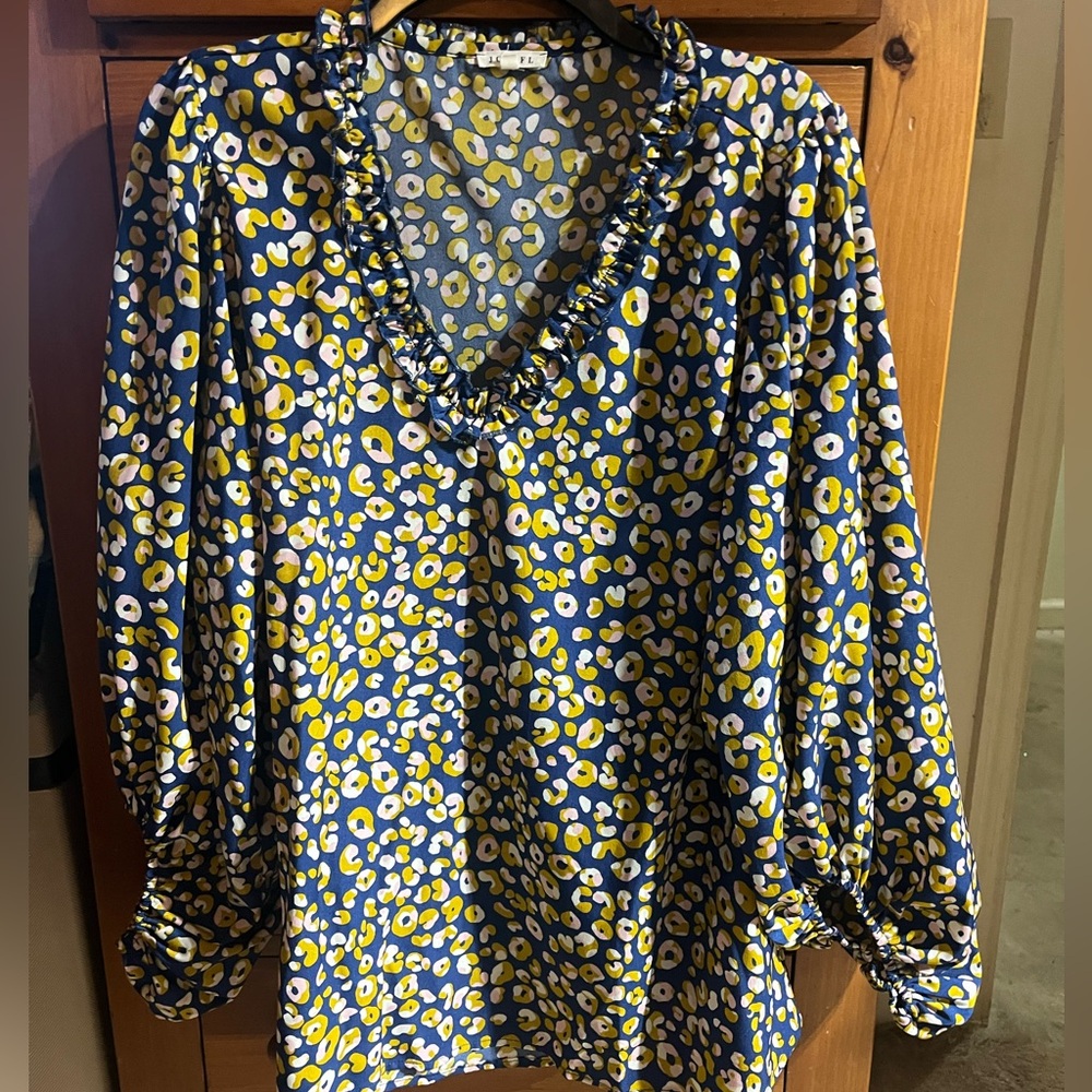 Jodiful  Leopard Print Blouse